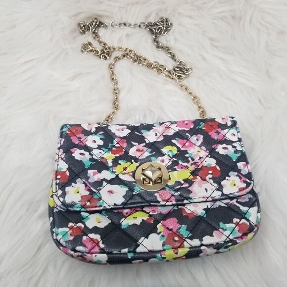 Floral crossbody bag with chain strap - Picture 13 of 13